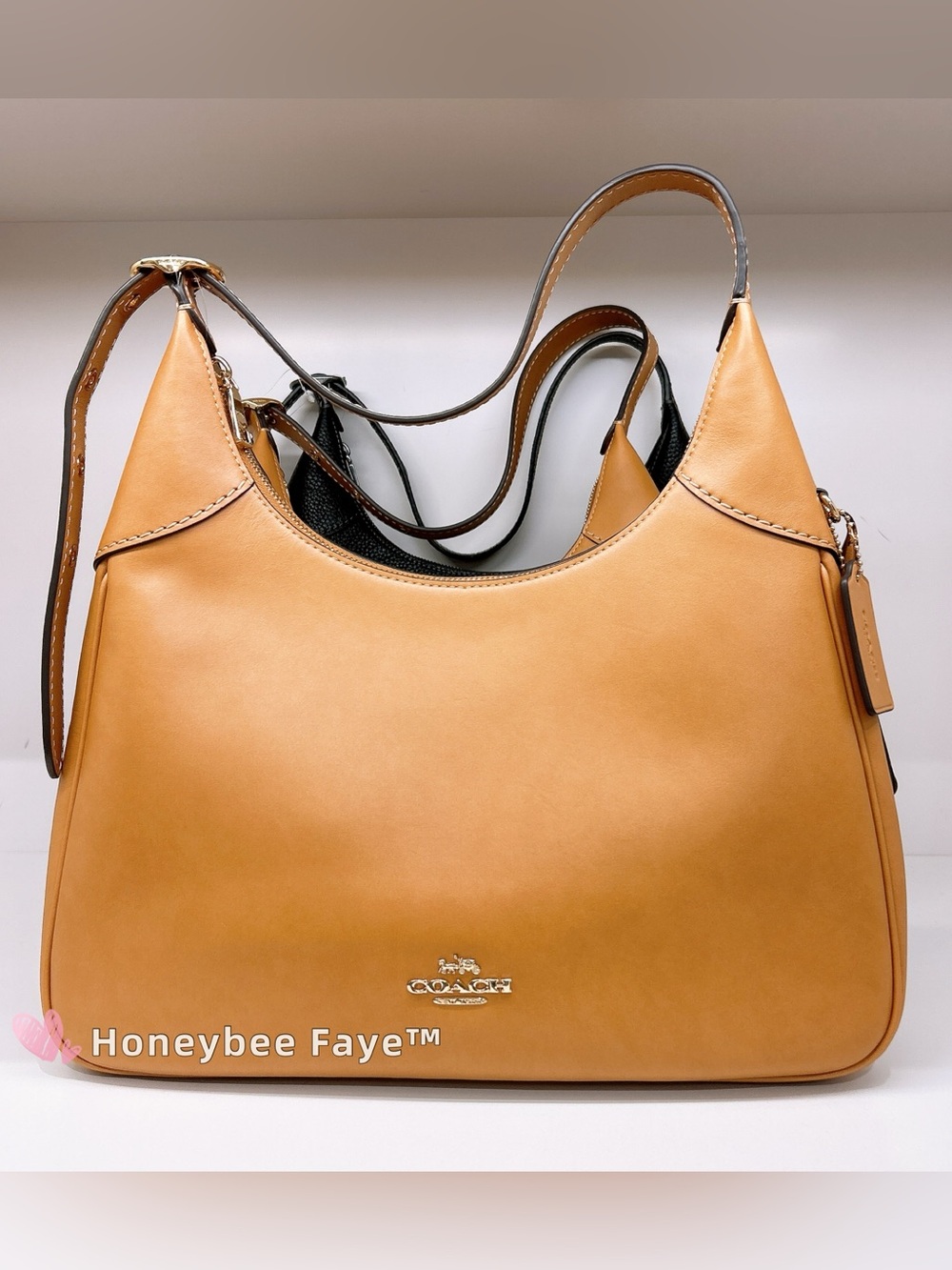 NWT Coach Ella Shoulder Bag CCE48 Convertible Shoulder Bag in Honey Tan